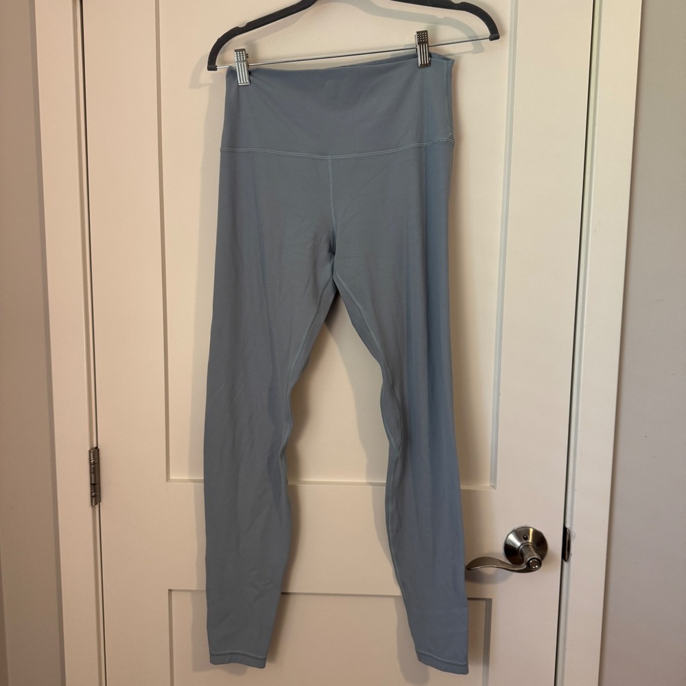 Lululemon Align High Rise Pant 28 Light Blue Yoga Leggings Size 10
